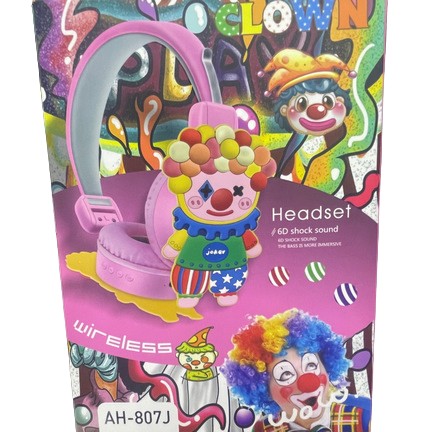 Clown AH-807J headset 6D shock sound wireless