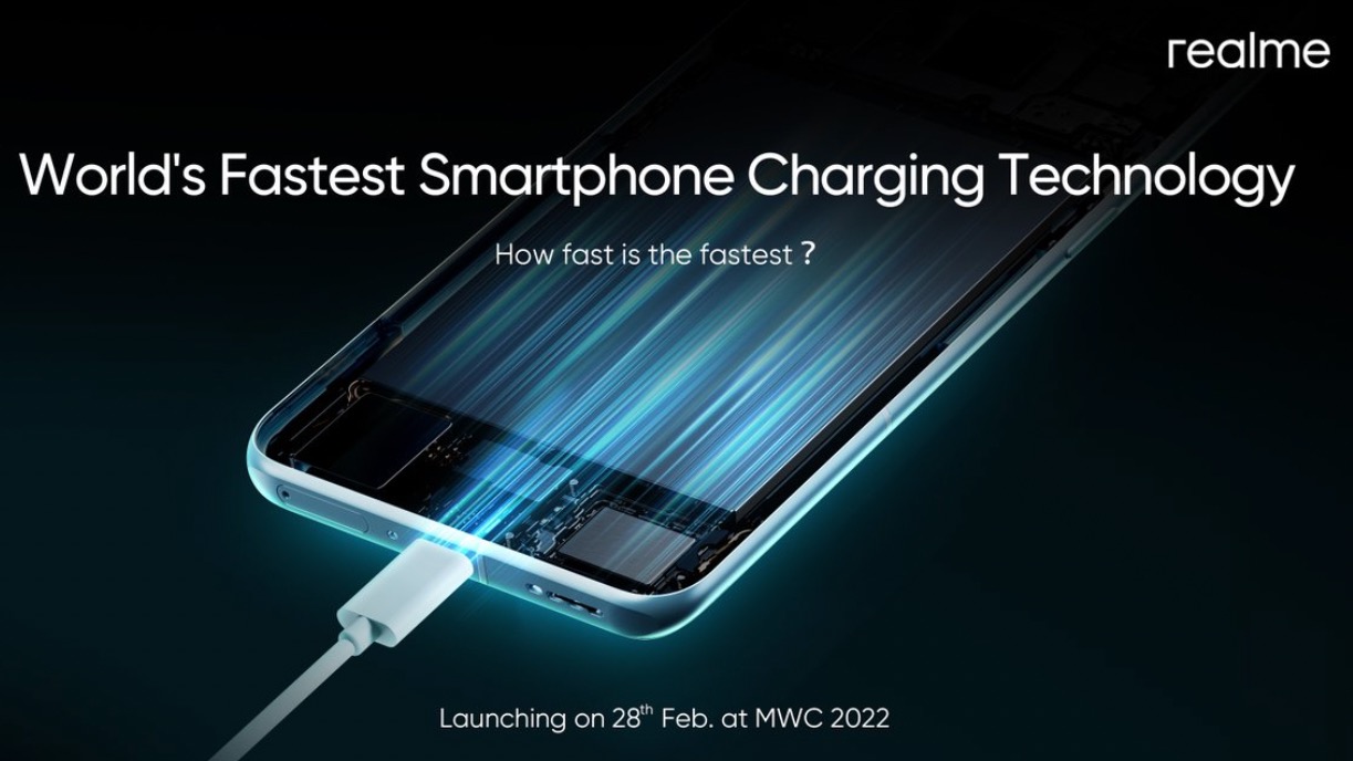 Realme will introduce the world`s fastest super charging technology